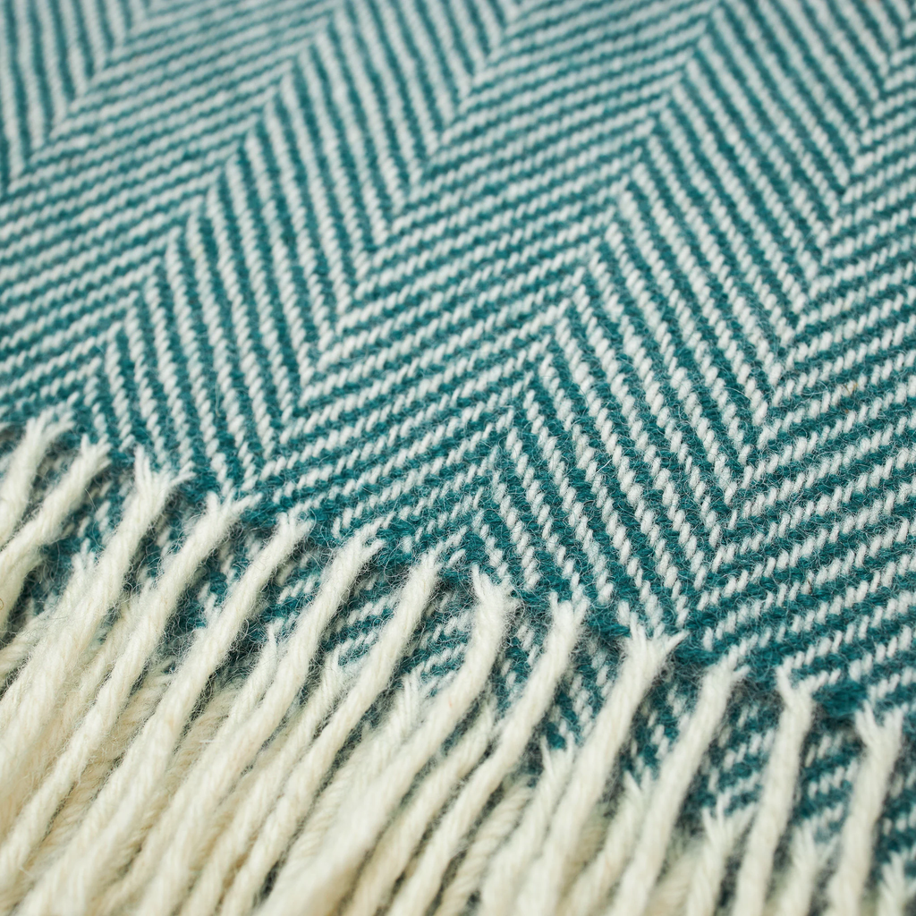 Traditional Herringbone Mint