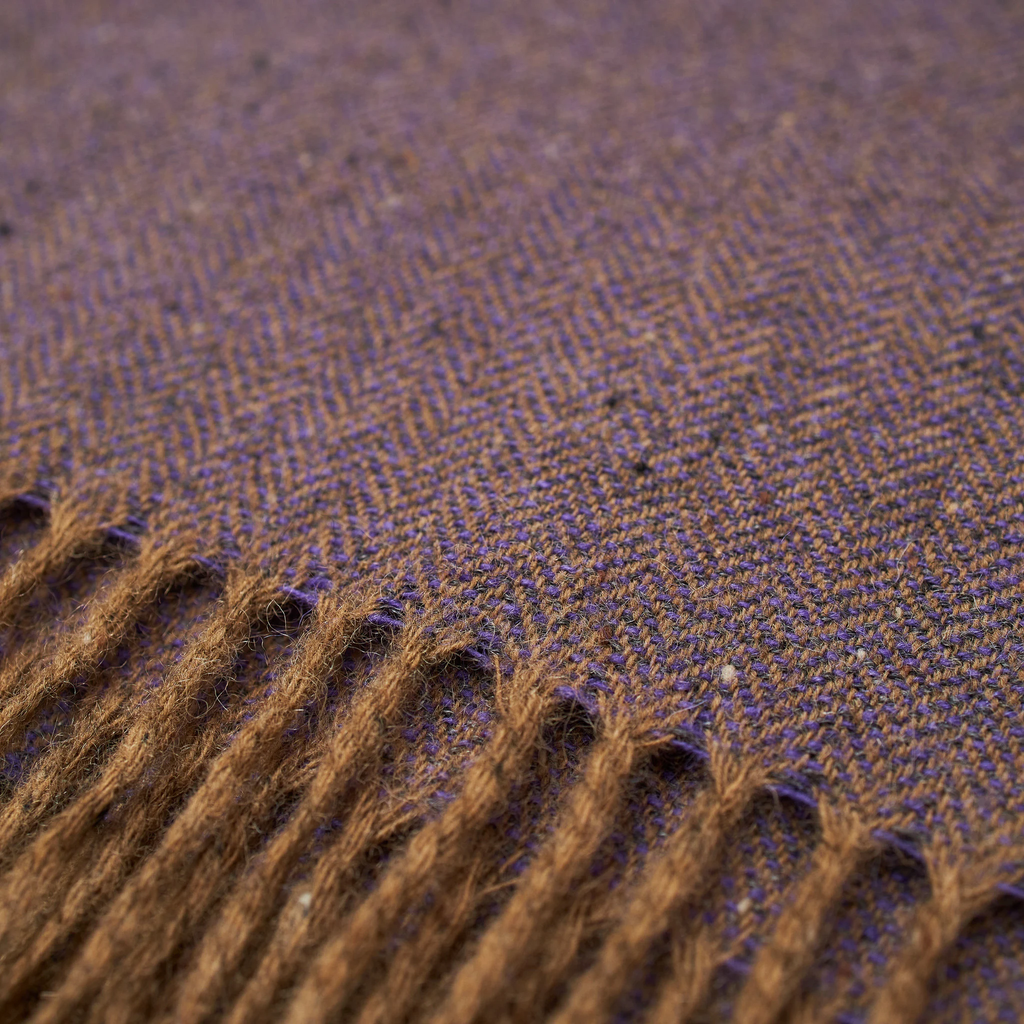Traditional Herringbone Purple