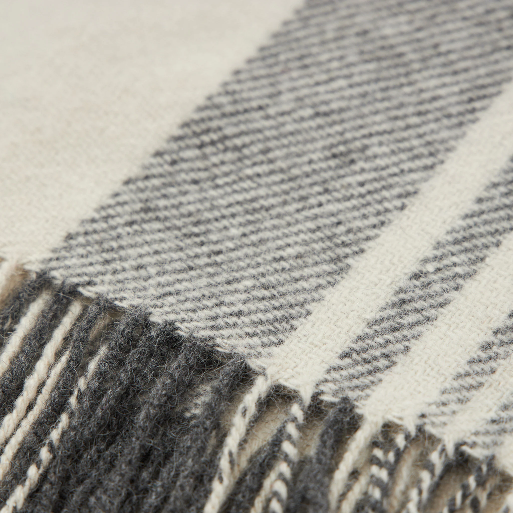 Charcoal Oat Plaid