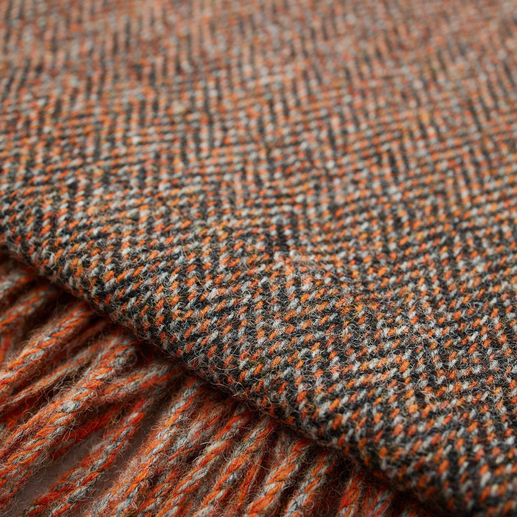 Traditional Herringbone Orange